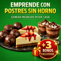 postres sin horno que venden + 3 bonos: gana dinero extra desde casa